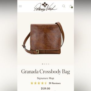 Patricia Nash Granada Crossbody Bag - signature map design